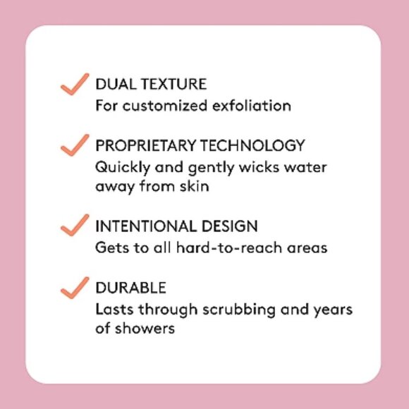 AQUIS Double-Sided Exfoliating & Cleansing Back Scrubber Beige or Black - Picture 11 of 12